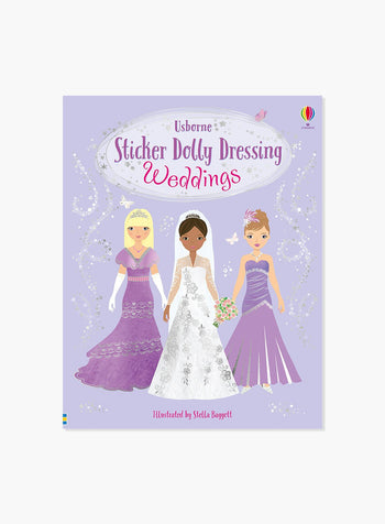 Usborne Book Usborne's Dolly Dressing Weddings Sticker Book