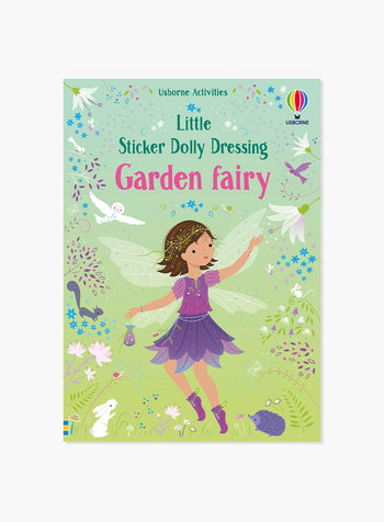 Usborne Book Usborne's Little Dolly Dressing Garden Fairy Sticker Book