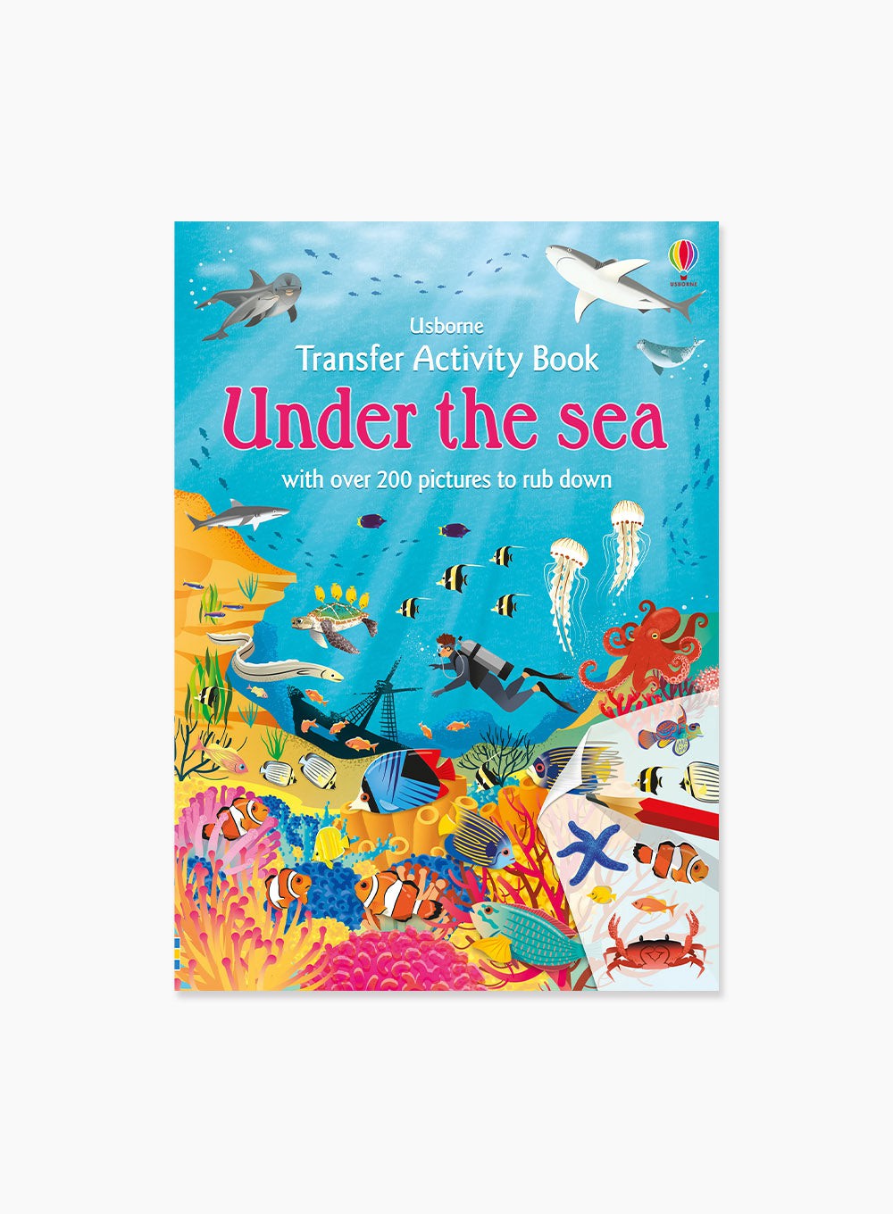 Usborne Book Usborne's Transfer Activity Book Under The Sea