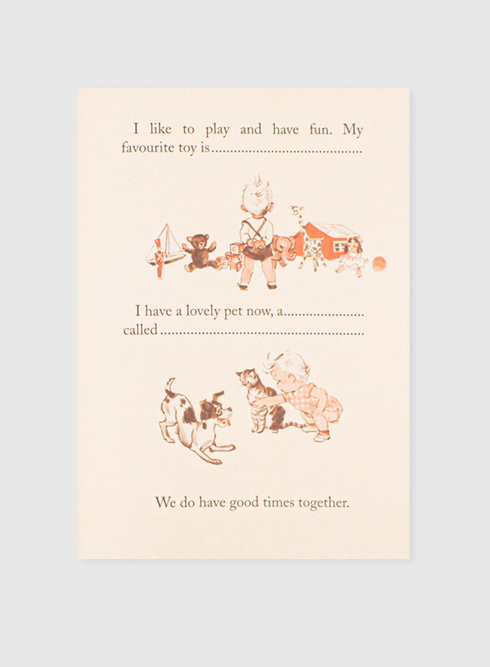 Vintage Baby Book